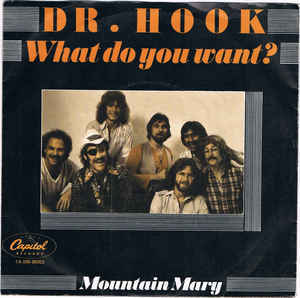 Album cover art for "What Do You Want?" by Dr. Hook