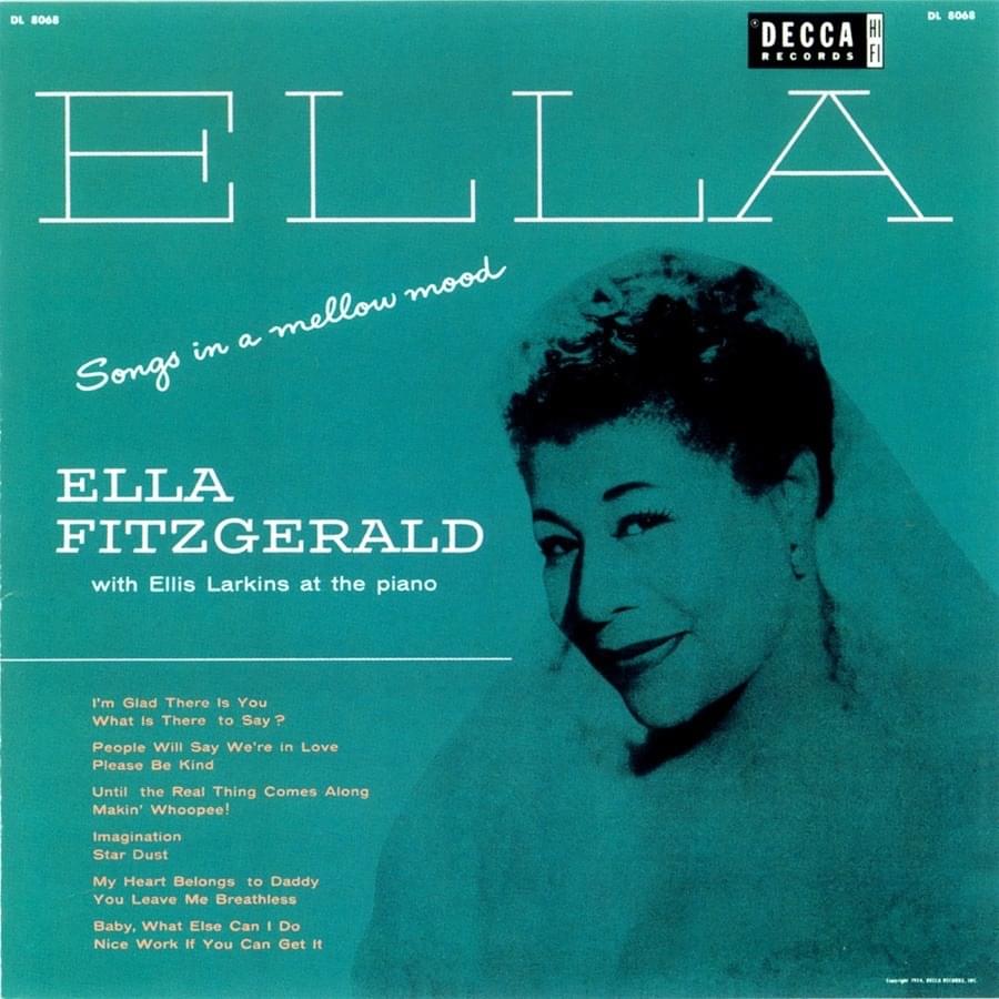 Album cover art for "Star Dust" by Ella Fitzgerald