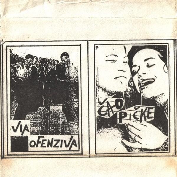 Album cover art for "Pizda" by Čao Pičke