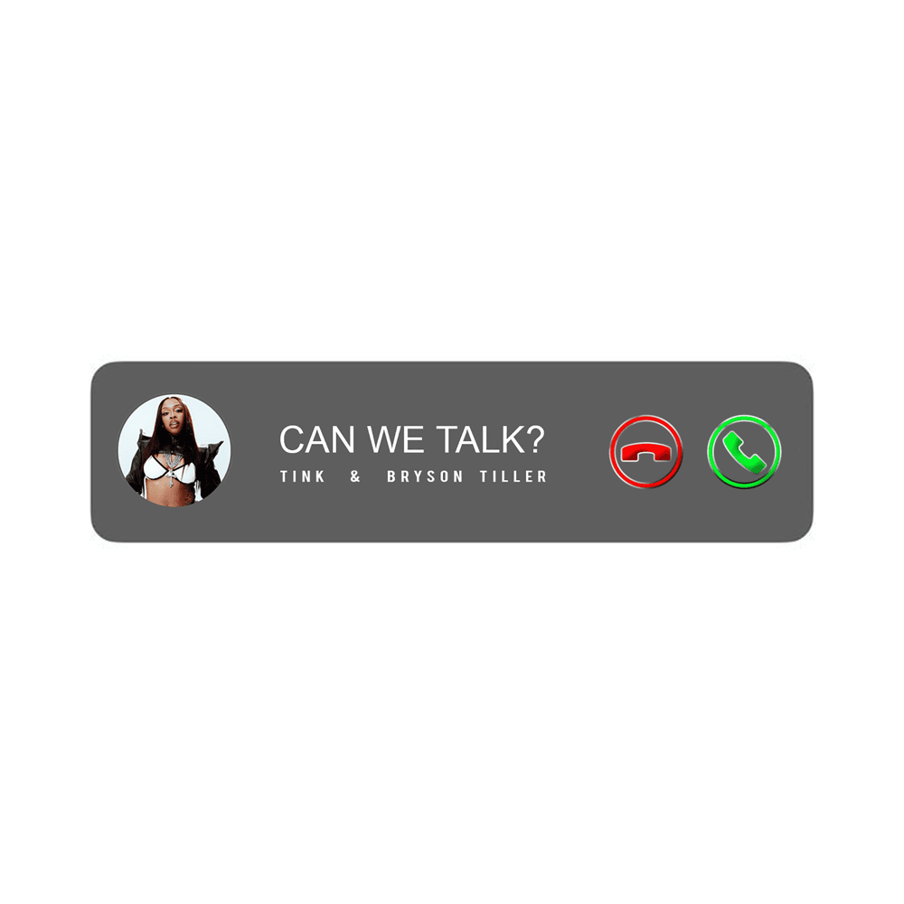 Album cover art for "Can We Talk?" by Tink