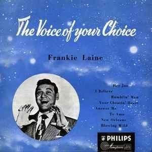 Album cover art for "New Orleans" by Frankie Laine