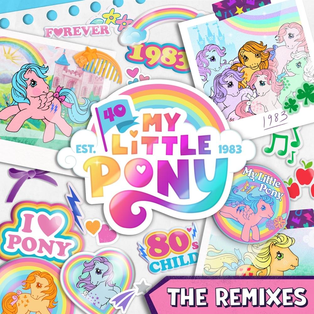 Album cover art for "My Little Pony Theme Song - Acoustic" by My Little Pony & Freddii