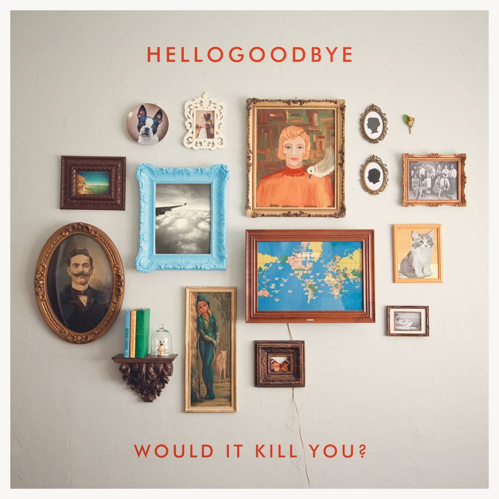 Album cover art for "When We First Kissed" by Hellogoodbye