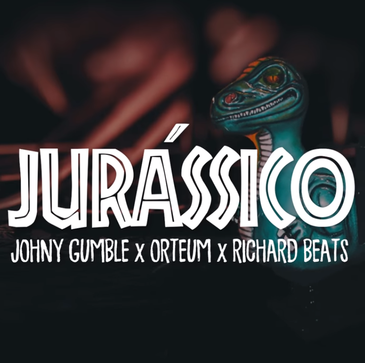 Album cover art for "Jurássico" by ORTEUM & Johny Gumble