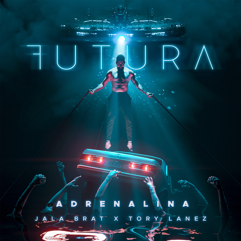 Album cover art for "Adrenalina" by Jala Brat & Tory Lanez