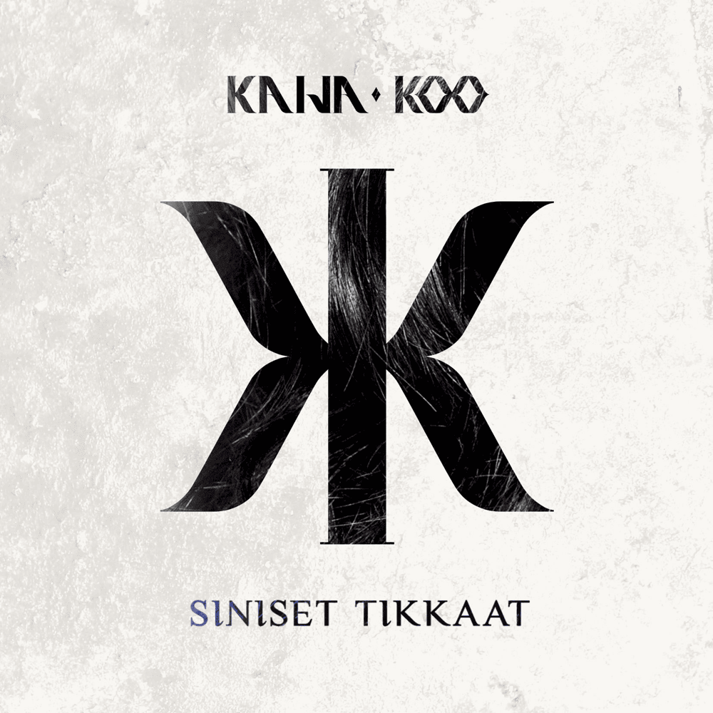 Album cover art for "Siniset tikkaat" by Kaija Koo