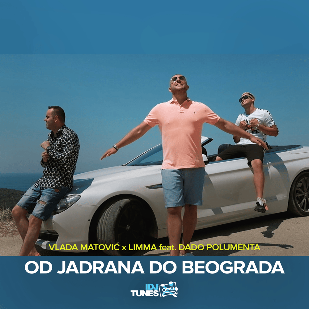 Album cover art for "Od Jadrana do Beograda" by Vlada Matović & Dado Polumenta