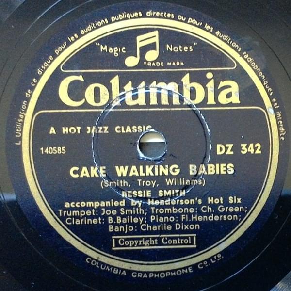 Album cover art for "Cake Walking Babies (From Home)" by Bessie Smith