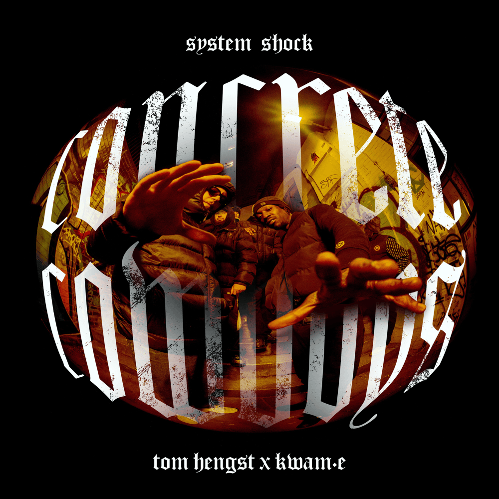 Album cover art for "SYSTEM SHOCK" by Kwam.E