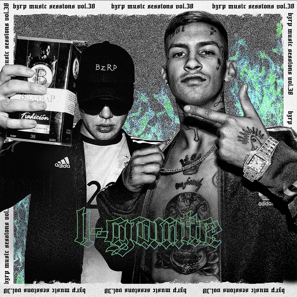 Album cover art for "L-Gante: Bzrp Music Sessions, Vol. 38" by Bizarrap