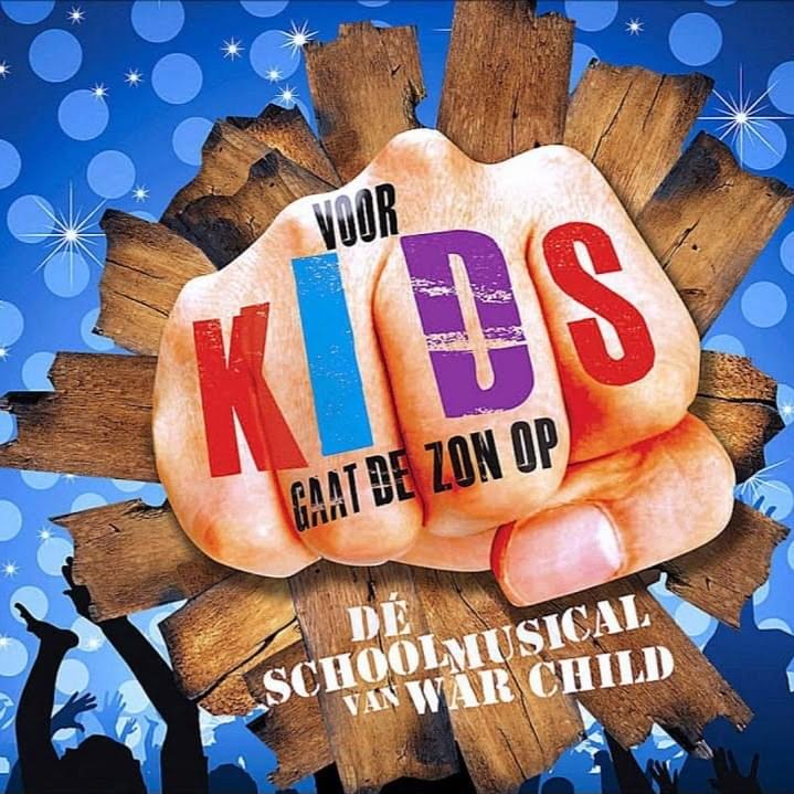 Album cover art for "Feest" by Voor Kids Gaat De Zon Op