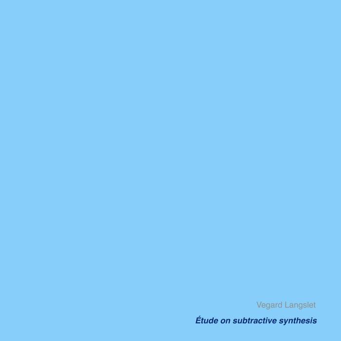 Étude on subtractive synthesis by Vegard808