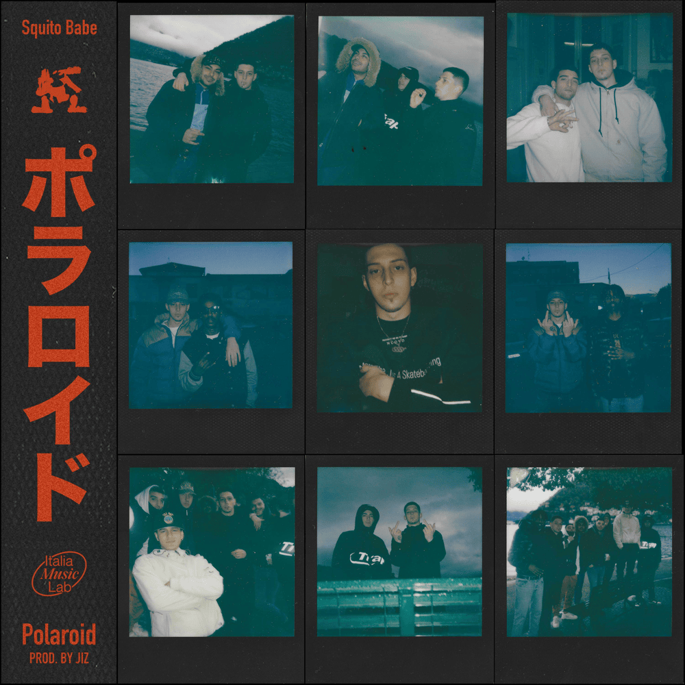 Album cover art for "Polaroid" by Squito Babe