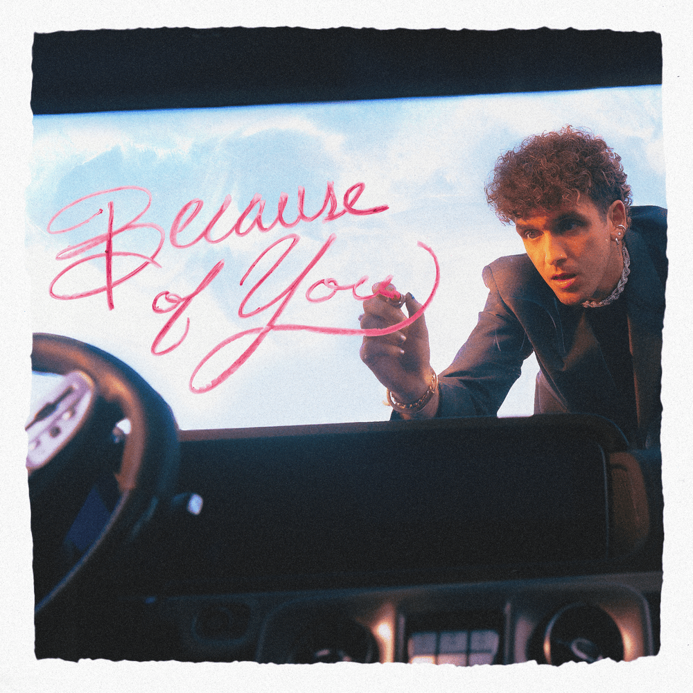 Album cover art for "Because Of You" by Lauv