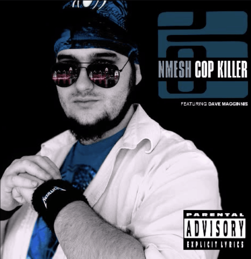 Album cover art for "Cop Killer" by Nmesh & Dave Magginnis