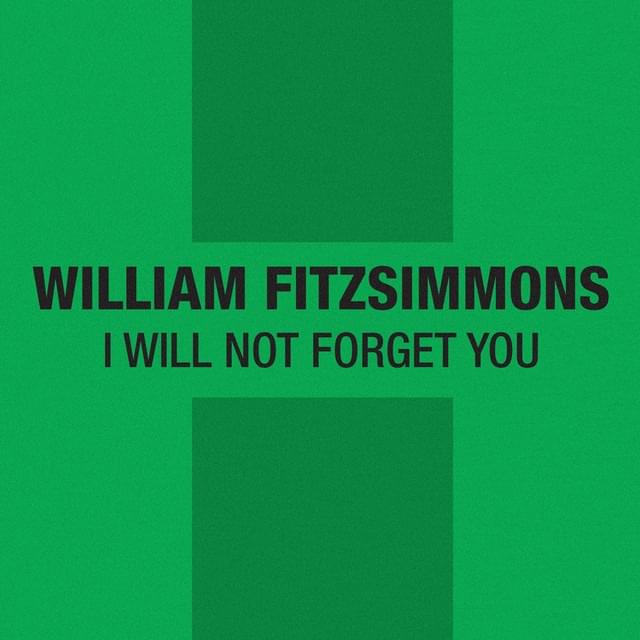 Album cover art for "I Will Not Forget You" by William Fitzsimmons