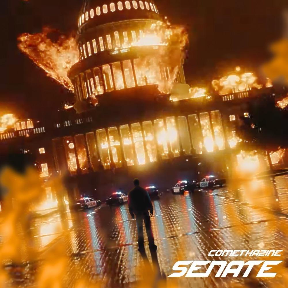 Album cover art for "Senate" by Comethazine