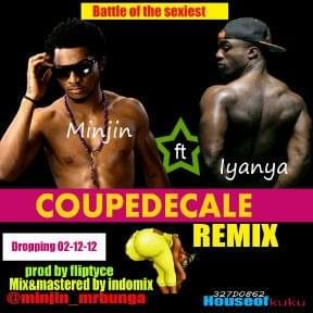 Album cover art for "Coupe Decale (Remix)" by Minjin & Iyanya