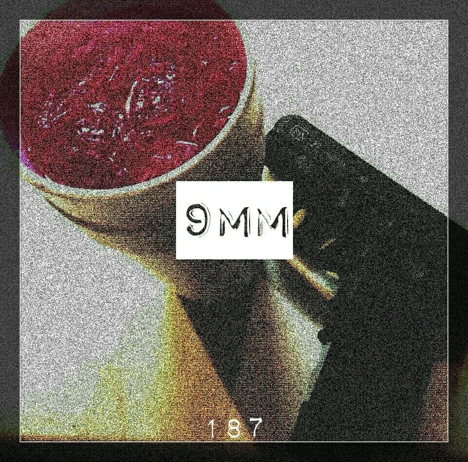 Album cover art for "9mm" by MURDA KILLA