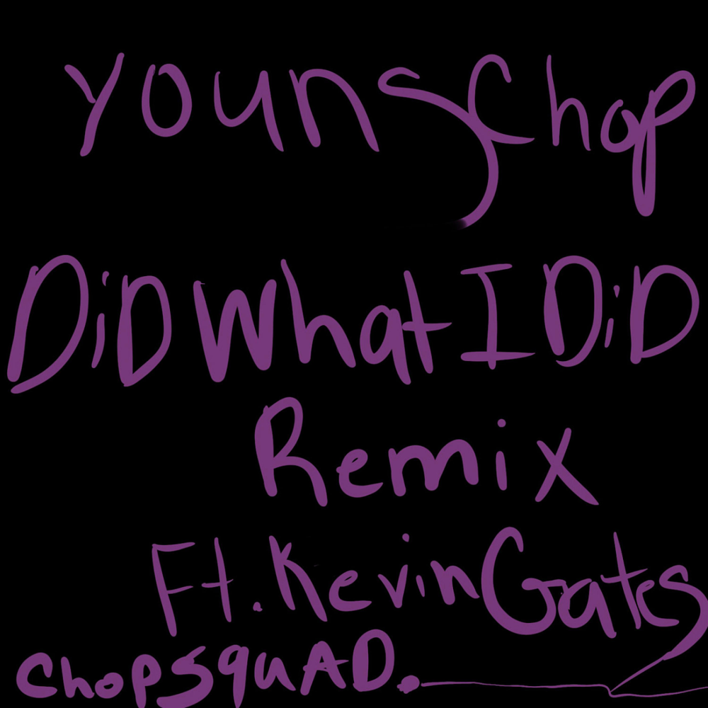 Album cover art for "Did What I Did (Remix)" by Young Chop