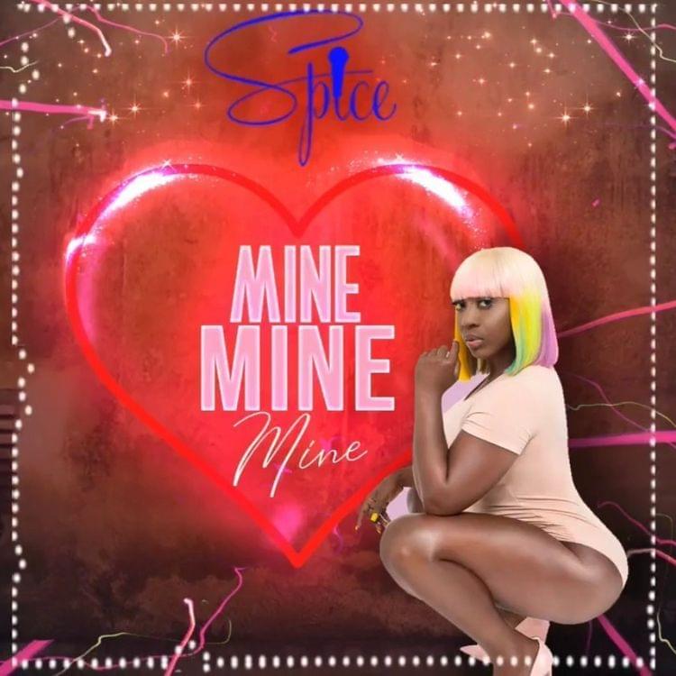 Album cover art for "Mine Mine Mine" by Spice