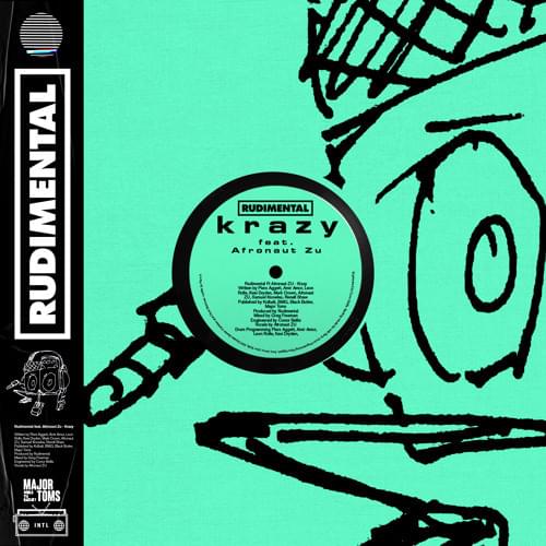 Album cover art for "Krazy" by Rudimental & Afronaut Zu