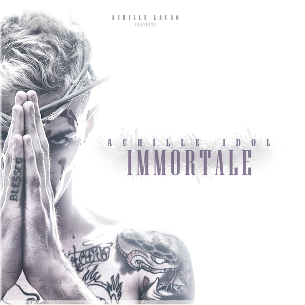 Album cover art for "Insalatiera" by Achille Lauro & Noyz Narcos