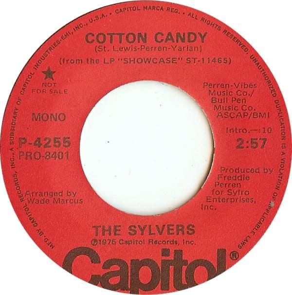 Album cover art for "Cotton Candy" by The Sylvers