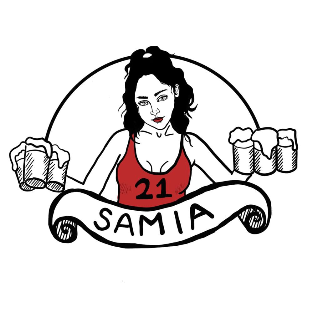 Album cover art for "21" by Samia