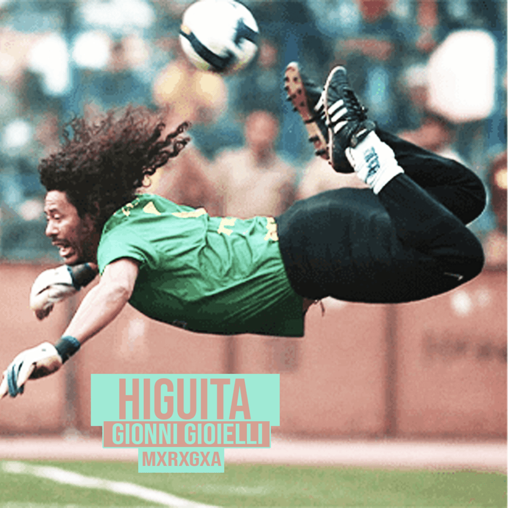 Album cover art for "Higuita" by Gionni Gioielli