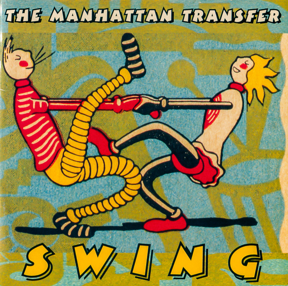 Album cover art for "Choo Choo Ch’ Boogie" by The Manhattan Transfer