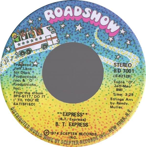 Album cover art for "Express" by B.T. Express