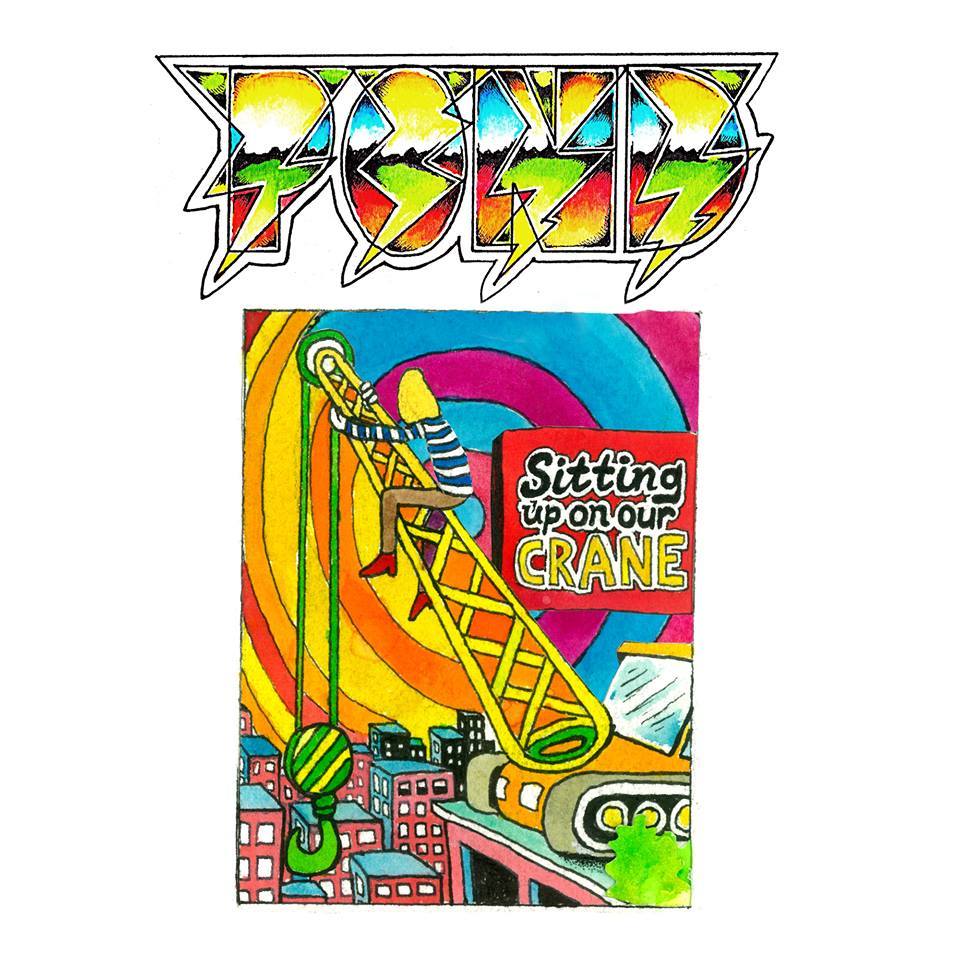 Album cover art for "Sitting Up on Our Crane" by Pond