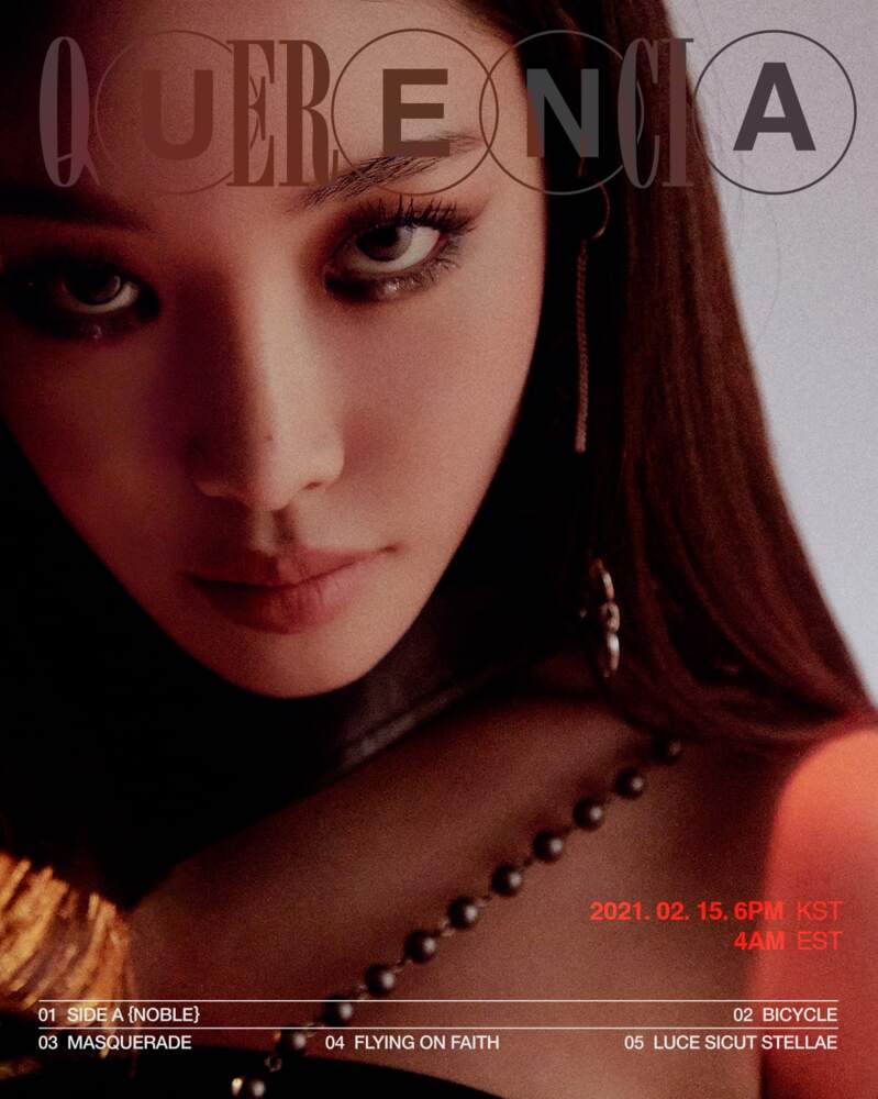 Album cover art for "SIDE A {NOBLE}" by CHUNG HA