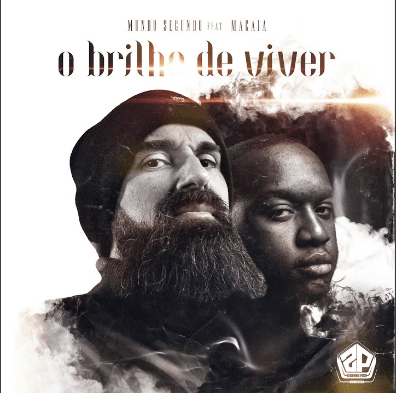Album cover art for "O Brilho de Viver" by Mundo Segundo & Macaia