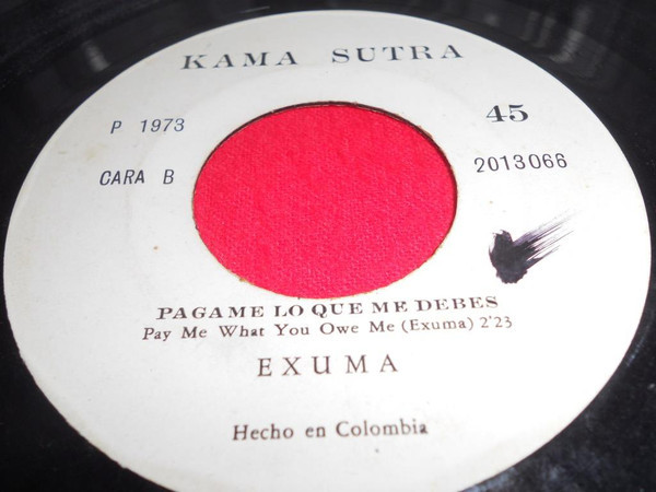 Album cover art for "Pay Me What You Owe Me" by Exuma