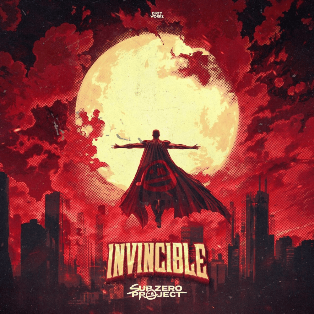 Album cover art for "Invincible" by Sub Zero Project
