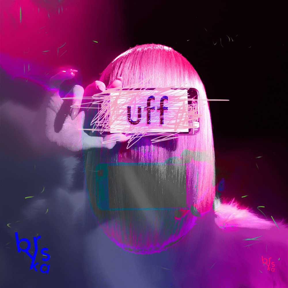 Album cover art for "uff" by bryska