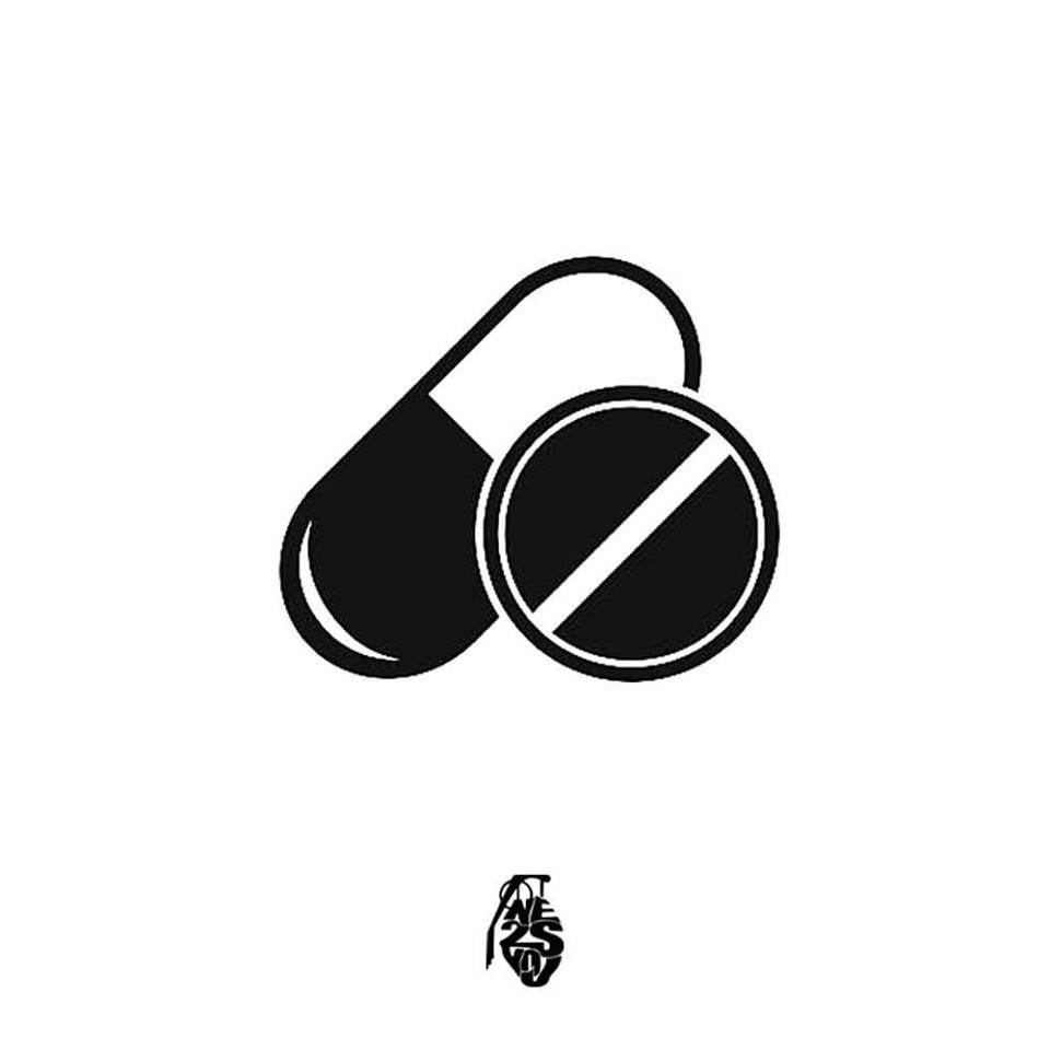 Album cover art for "Sertraline" by Nessyou & Ouenza