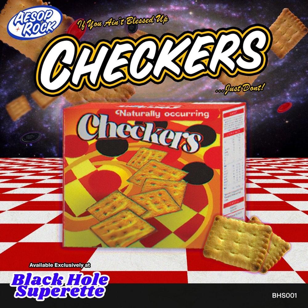 Album cover art for "Checkers" by Aesop Rock