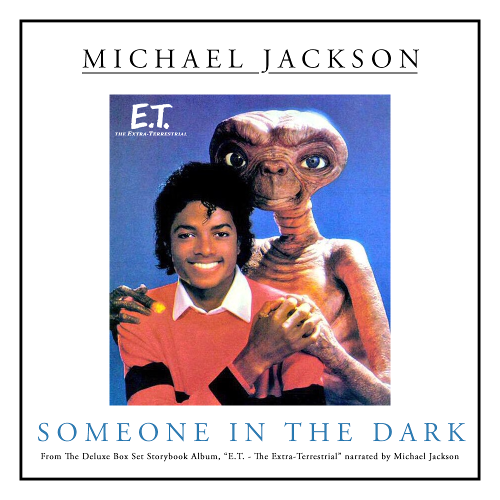 Album cover art for "Someone In the Dark" by Michael Jackson