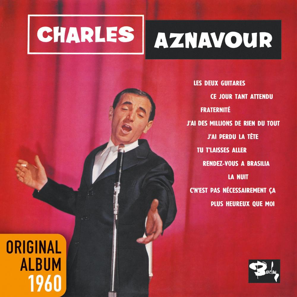 Album cover art for "C’n’est pas nécessairement ça" by Charles Aznavour
