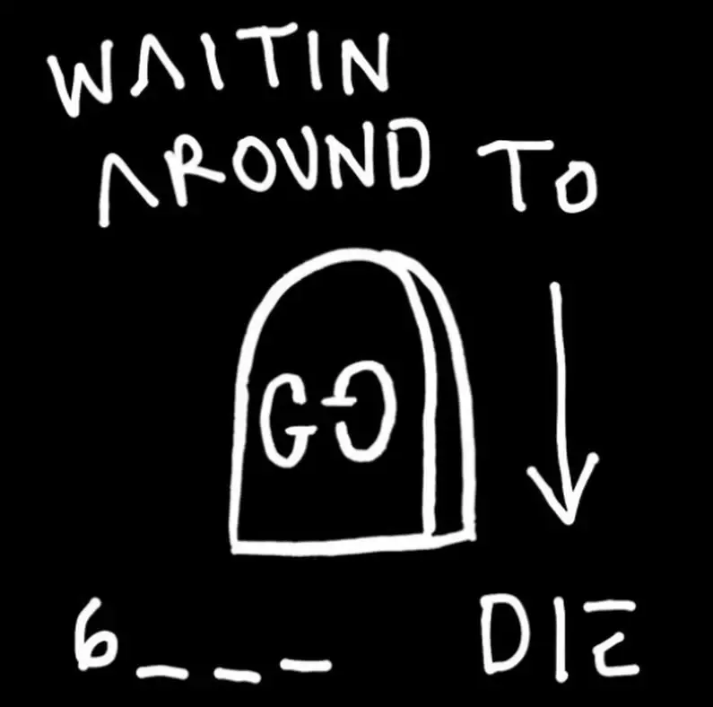 Waitin around to die by Trouble Andrew