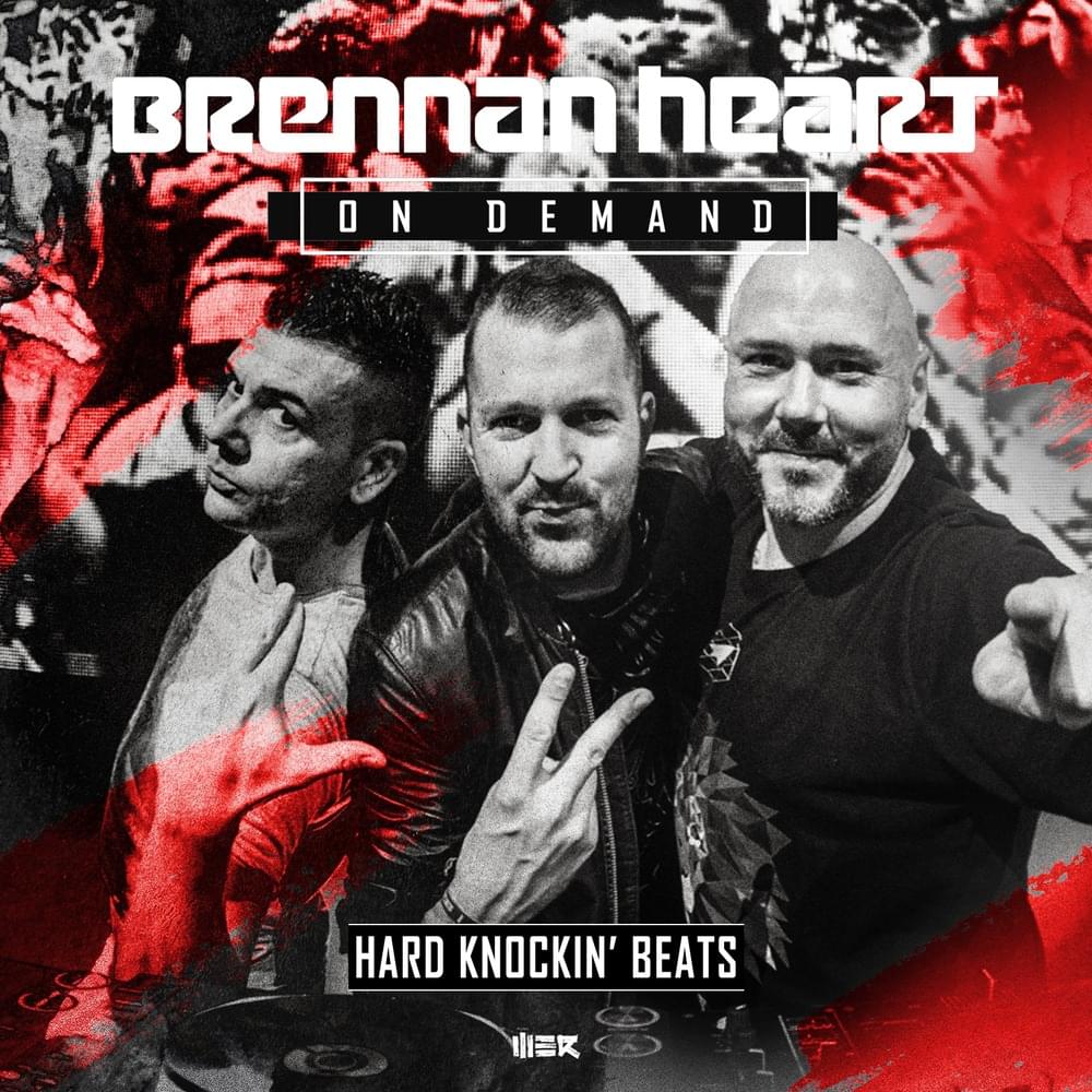 Album cover art for "Hard Knockin’ Beats [I AM HARDSTYLE 2017 Anthem]" by Brennan Heart & Jenii Cloudz