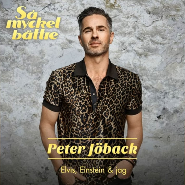 Album cover art for "Elvis, Einstein & jag" by Peter Jöback