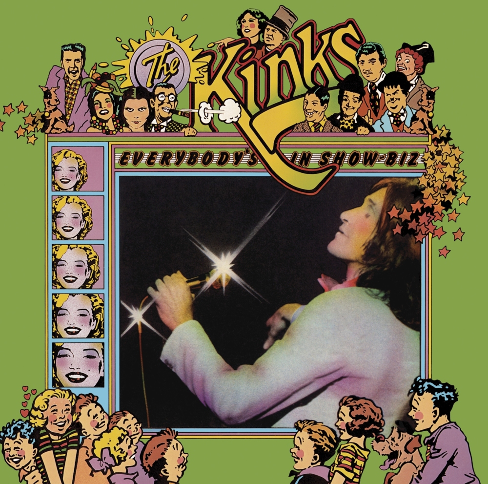 Album cover art for "Celluloid Heroes" by The Kinks