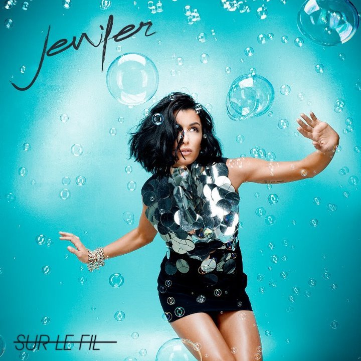 Album cover art for "Sur le fil" by Jenifer