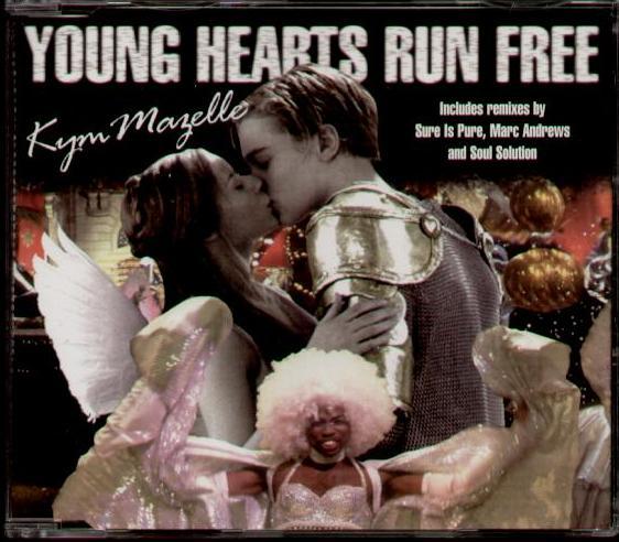 Album cover art for "Young Hearts Run Free" by Kym Mazelle