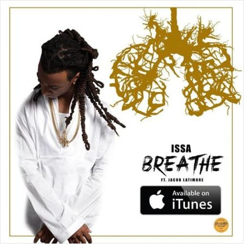 Album cover art for "Breathe" by Issa & Jacob Latimore