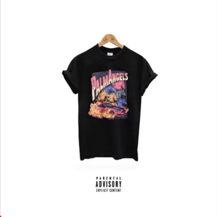 Album cover art for "Palm Angels Freestyle" by Jorrdee & BU$HI
